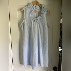 Seersucker dress by Mud Pie